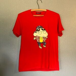 Red shin Chan Graphic T-Shirt